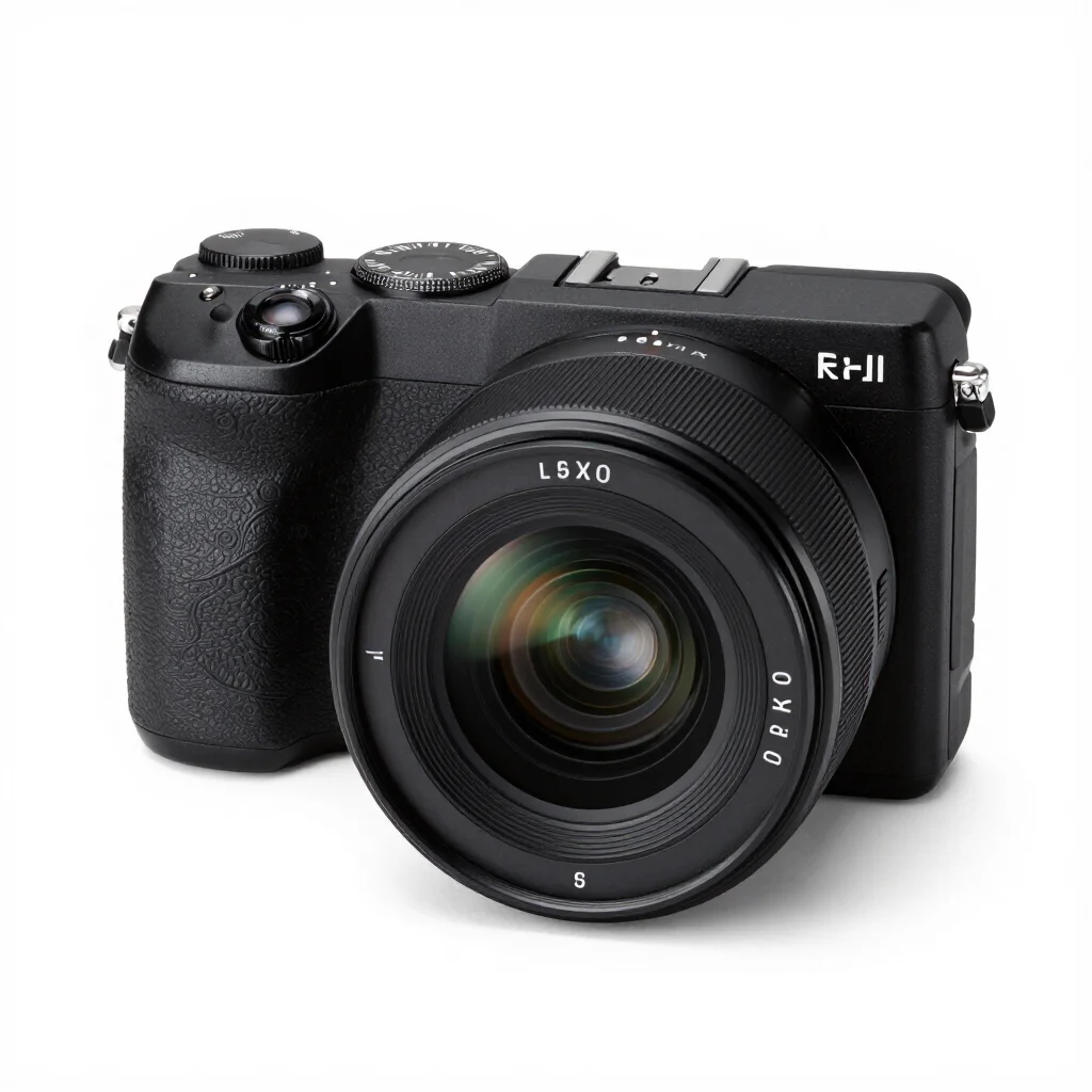 Compact Mirrorless Camera with Prime Lens